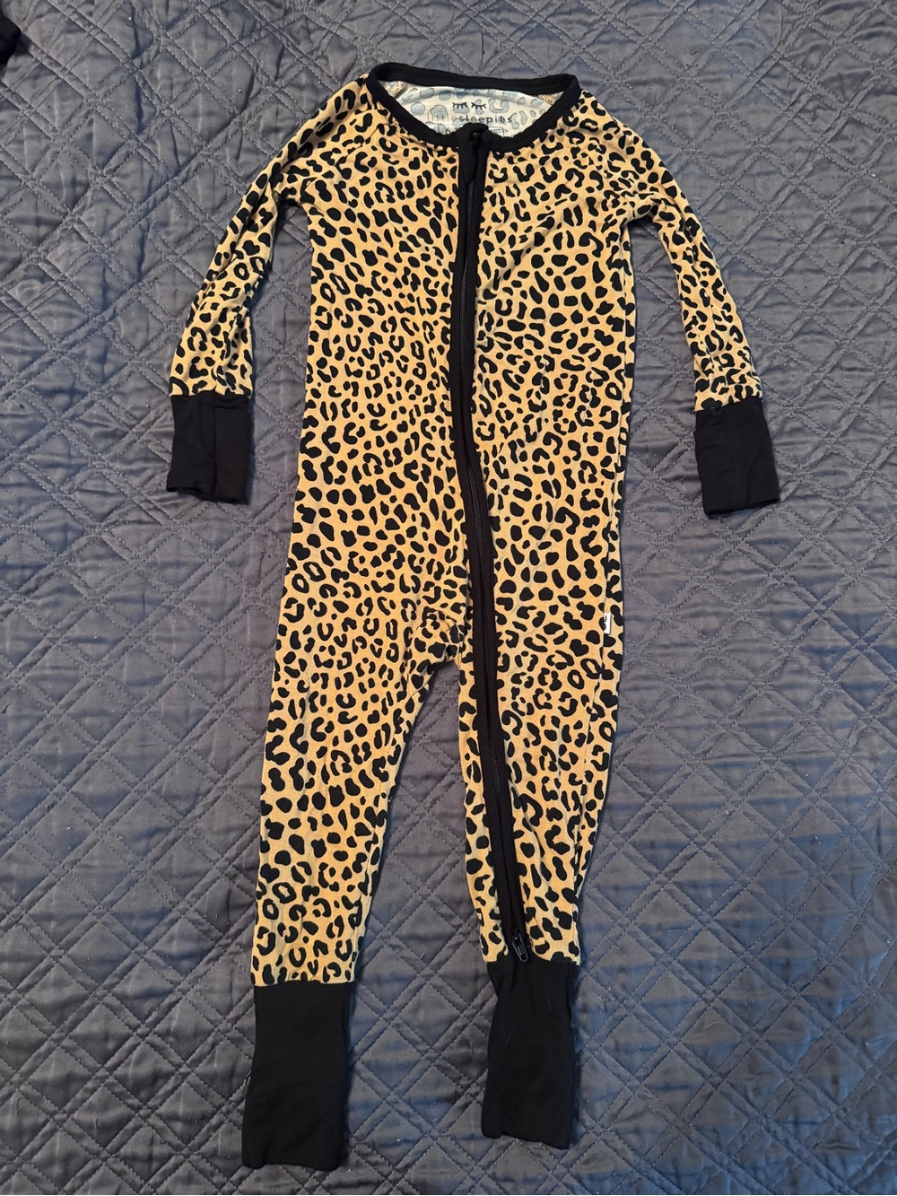 Little Sleepies Classic Leopard Zippy
